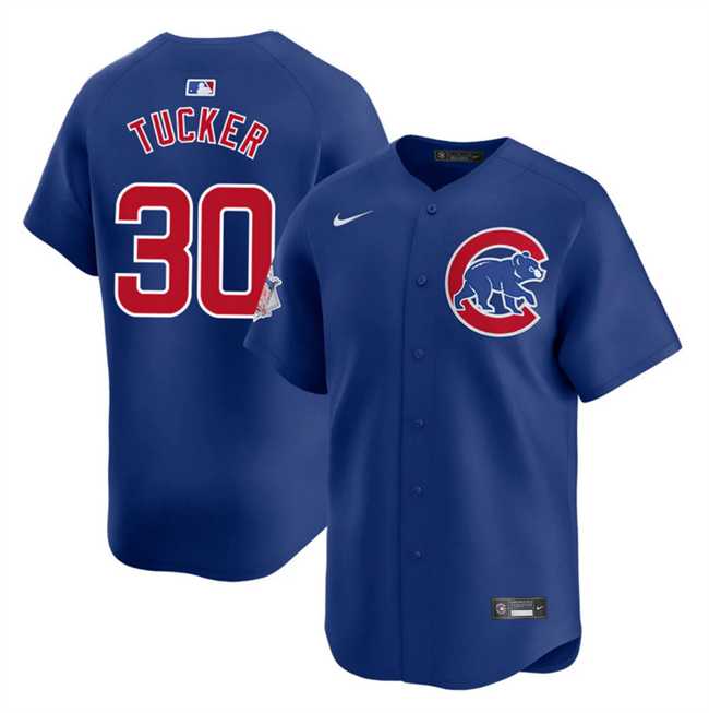 Mens Chicago Cubs #30 Kyle Tucker Royal 2025 Limited Stitched Jersey Dzhi
